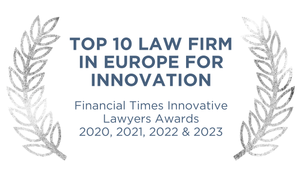 Top 10 Law Firm in Europe for Innovation for Four Consecutive Years (Financial Times Innovative Lawyers Awards 2023, 2022, 2021, 2020) 