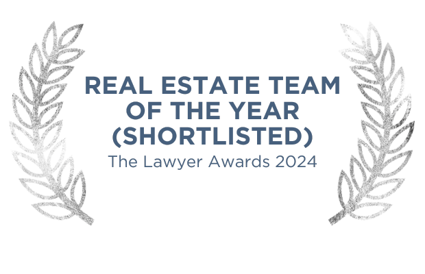Real Estate Team of the Year (shortlisted), The Lawyer Awards 2024