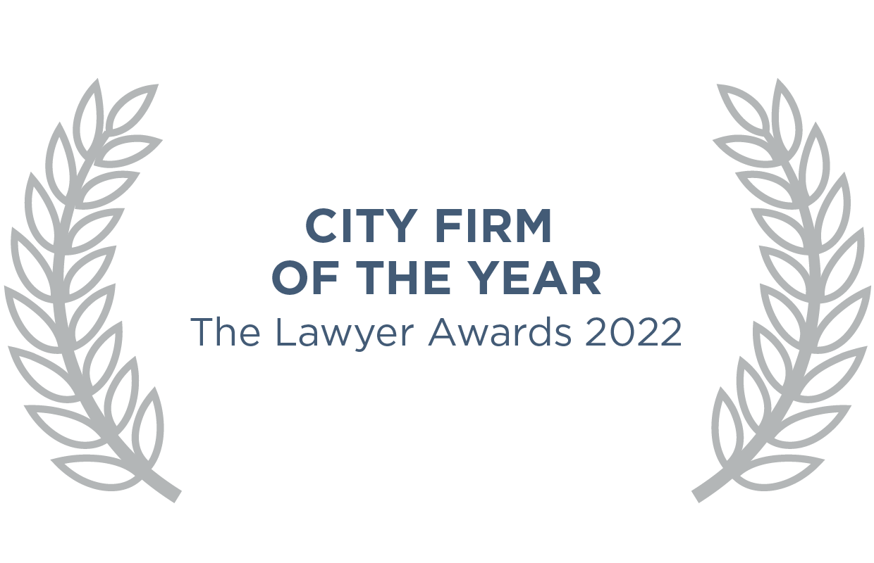 City Law Firm of the Year London (The Lawyer, 2022)