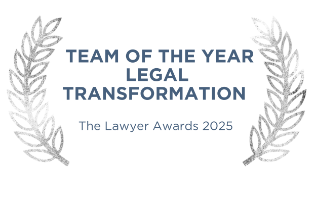 Team of the year legal transformation - The Lawyer Awards 2025