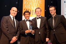 The Private Equity Team collect their award