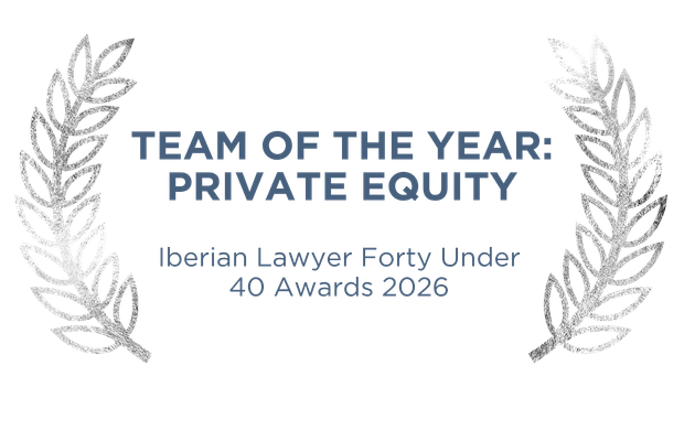 Team of the year: private equity - Iberian Lawyer Forty Under 40 Awards 2026 award laurel