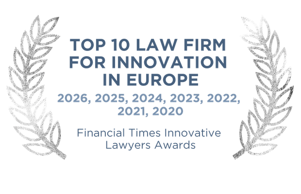 Top 10 Law Firm for Innovation in Europe - Financial Times Innovative Lawyers Awards