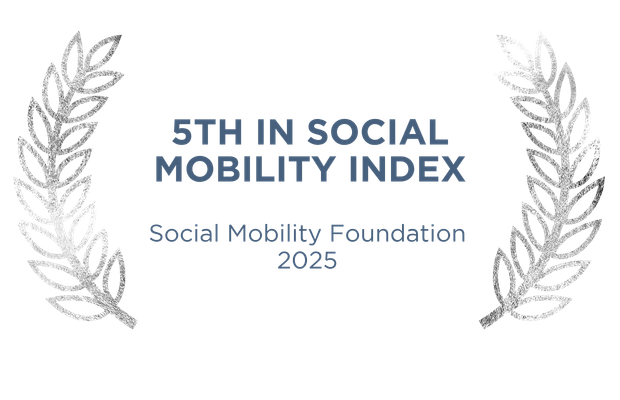 5th in Social Mobility Employer Index