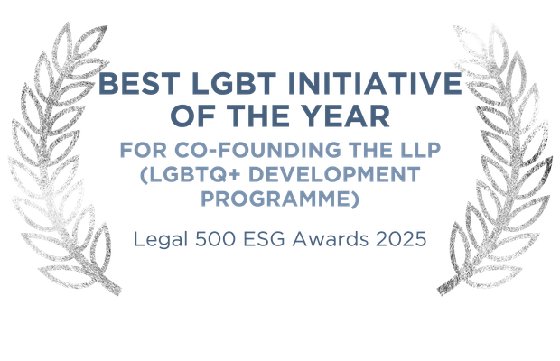 Best LGBT Initiative of the Year in Legal 500 ESG Awards 2025