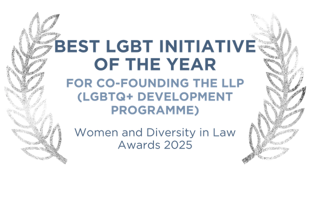 Best LGBT Initiative of the Year in the Women and Diversity in Law Awards 2025