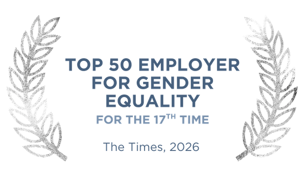 Times Top 50 Employer for Gender Equality