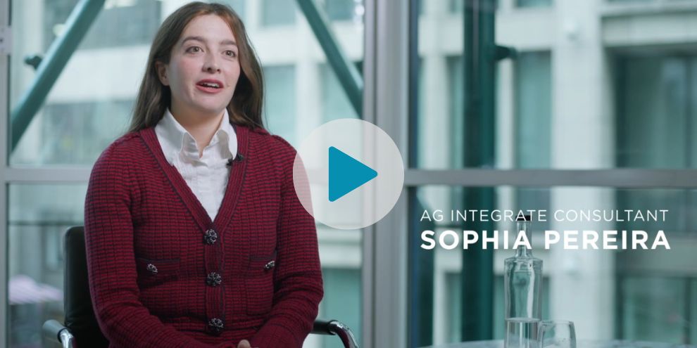 Sophia Pereira AG Integrate vlog teaser