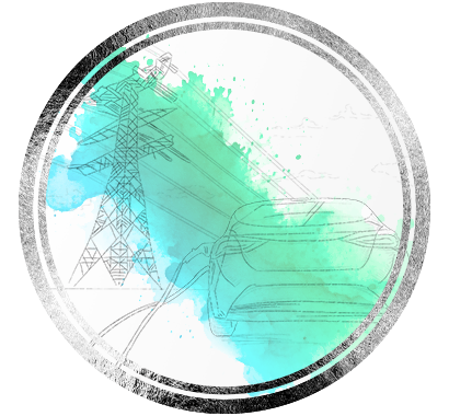 High voltage circular image