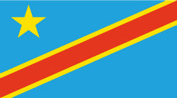 Democratic Republic of Congo flag