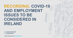 Covid-19 - Employment - Ireland Covid-19 - Employment - Ireland