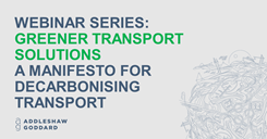 Transport - Webinar - Greener Transport Solutions Transport - Webinar - Greener Transport Solutions