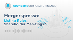 Corporate Finance Podcast: Mergerspresso - Episode 6 Corporate Finance Podcast: Mergerspresso - Episode 6