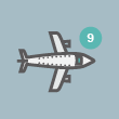 Plane icon - realising value, IPO