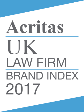 Acritas UK Law Firm Brand Index 2017 Acritas UK Law Firm Brand Index 2017