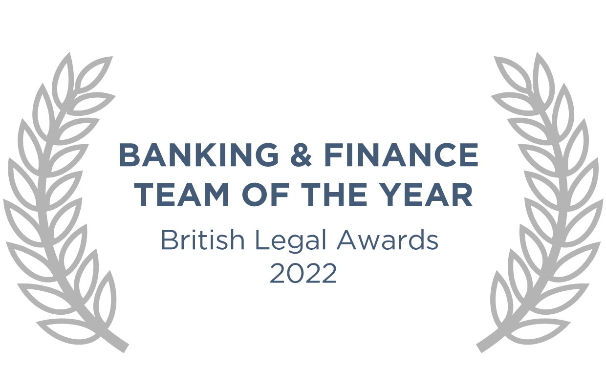 Banking & Finance Team of the Year – British Legal Awards 2022